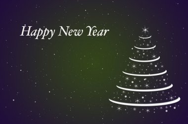 Mutlu yıllar kartı.