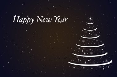 Mutlu yıllar kartı.