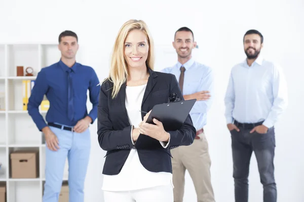 Portrait of business people at the office — Stock Photo, Image
