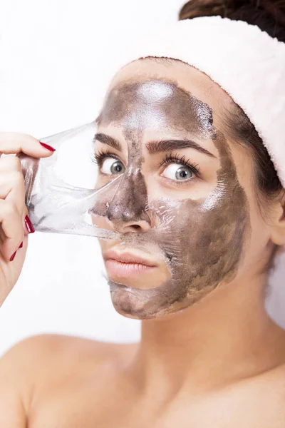 Young woman in a spa salon — Stock Photo, Image