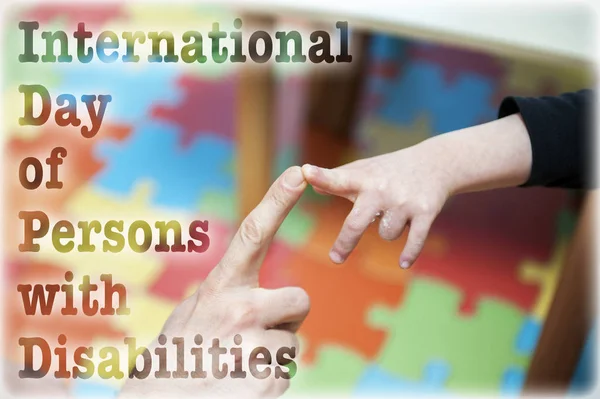 stock image International Day of Persons with Disabilities
