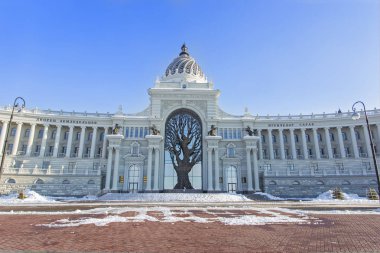 Kazan sarayda çiftçiler