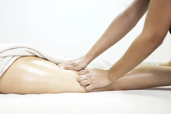 Anti cellulite massage for woman — Stock Photo, Image