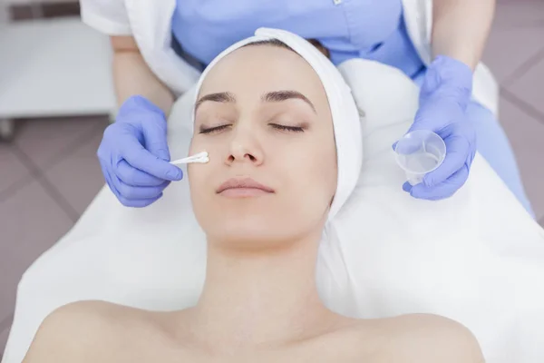 Face Skin Cleaning — Stock Photo, Image