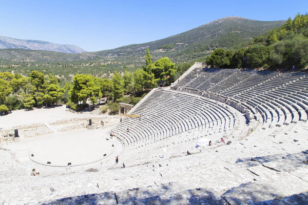 Ancient theater Epidaurus in Greece 