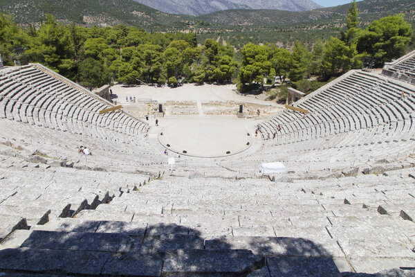 Ancient theater Epidaurus in Greece