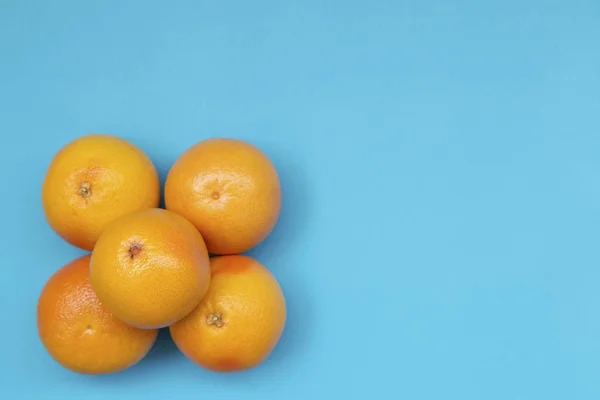 Vue Dessus Motif Fruits Colorés Orange Fraîche Pamplemousse Sur Fond — Photo