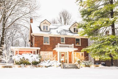 Indianapolis 'te bir ev tatil için dekore edilir.