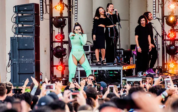 Chicago Illinois Estados Unidos Domingo Agosto 2019 Estrela Pop Espanhola — Fotografia de Stock