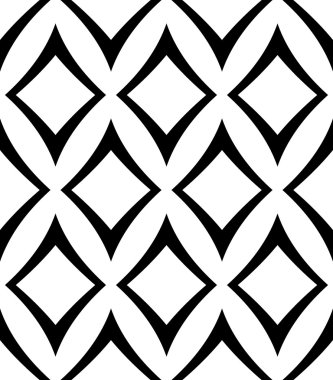 Çizgiler ve geometrik şekiller parçalarını sorunsuz vektör doku.