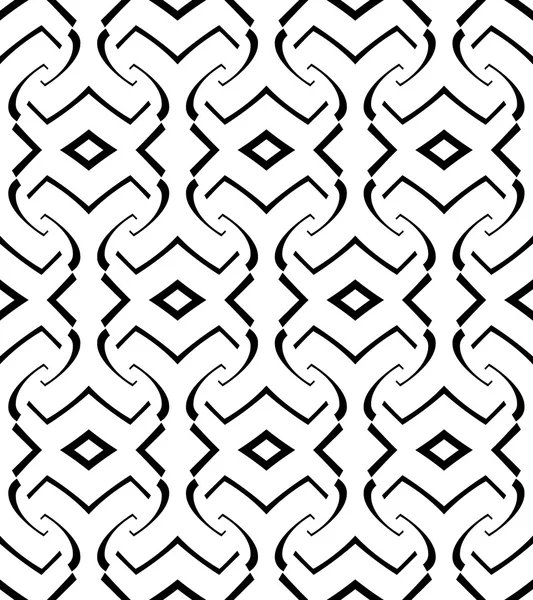 Texture vectorielle sans couture des lignes et des morceaux de formes géométriques . — Image vectorielle