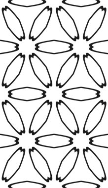 Çizgiler ve geometrik şekiller parçalarını sorunsuz vektör doku.