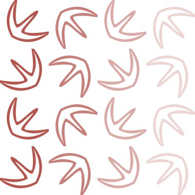 Çizgiler ve geometrik şekiller parçalarını sorunsuz vektör doku.