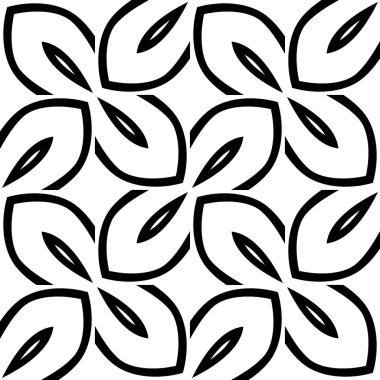 Çizgiler ve geometrik şekiller parçalarını sorunsuz vektör doku.