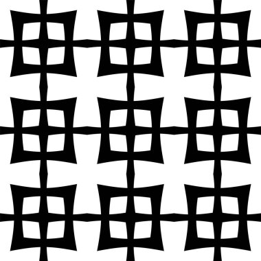 Çizgiler ve geometrik şekiller parçalarını sorunsuz vektör doku.