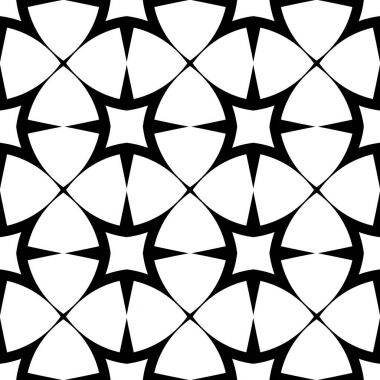 Çizgiler ve geometrik şekiller parçalarını sorunsuz vektör doku.