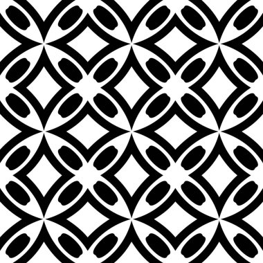 Çizgiler ve geometrik şekiller parçalarını sorunsuz vektör doku.