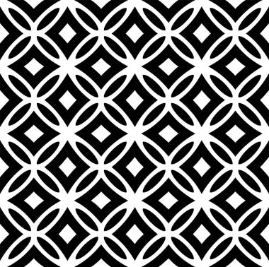 Çizgiler ve geometrik şekiller parçalarını sorunsuz vektör doku.