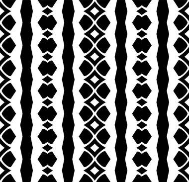 Çizgiler ve geometrik şekiller parçalarını sorunsuz vektör doku.
