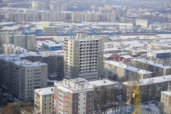 Őszi Kilátás Kirov Magasból Madár Ellátások — Stock Fotó