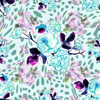 leopar ve dantel yüzeyi cilt