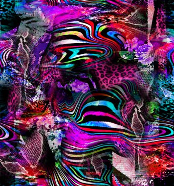 çiçek geometrik fırça sorunsuz 