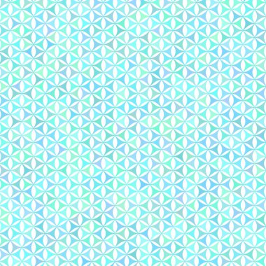 Mavi süsleme, çokgenler. Kış desen. 