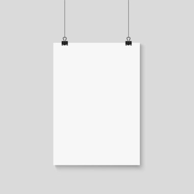 Poster mockup gerçekçi