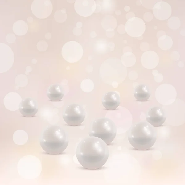 Perles bijoux perle — Image vectorielle