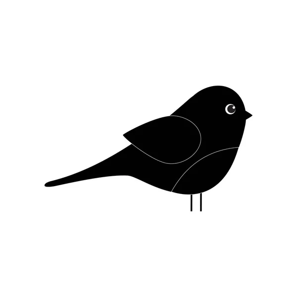 Prosty rysunek ptaszek — Wektor stockowy