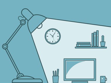 Kavramı ofis çalışma alanı