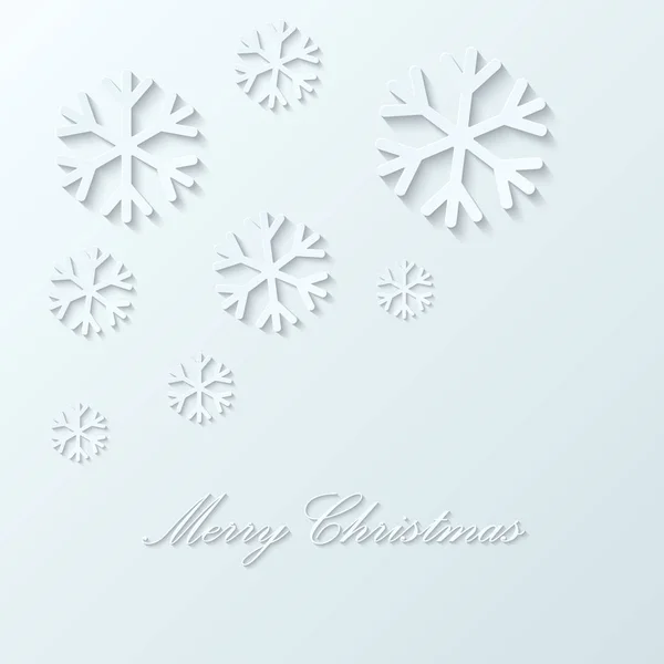 Christmas background snowflake — Stock Vector