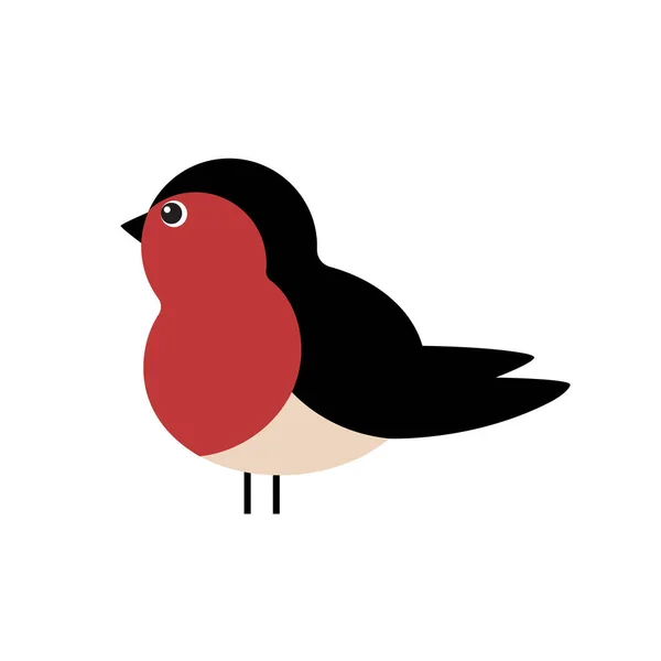 冬季鸟布尔芬奇 — 图库矢量图片