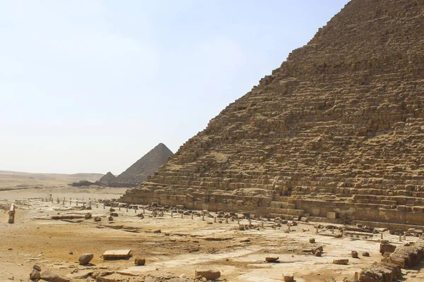 Grandes Pyramides Gizeh Egypte — Photo