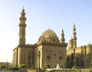 Sultan Hasan 'ın Camii-Madrassa' sı. Eski Cami Kahire