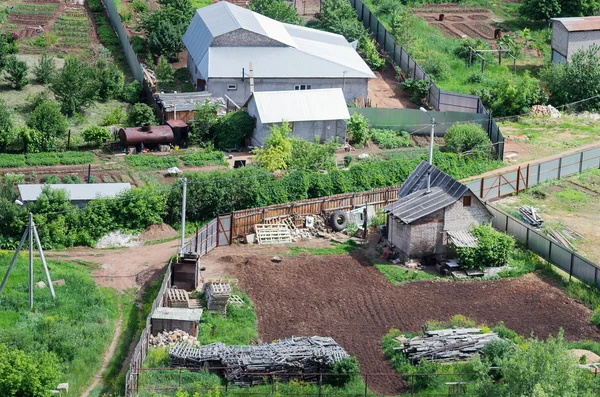 Bir tatil köyü arazi. Yukarıdan görüntülemek