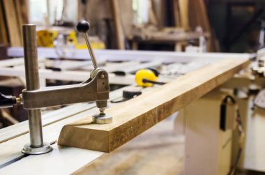 Ahşap kütük içinde sıkma aygıt Workbench