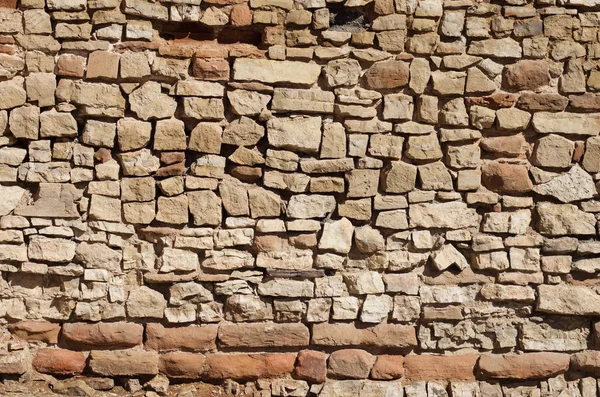 Taş duvar dokusu. Resim Rusya'da Orenburg şehir içinde çekilmiş