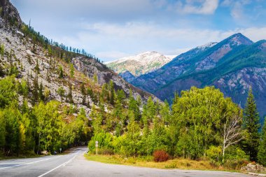 Chuysky Yolu, Altai dağlarında sonbahar, Rusya