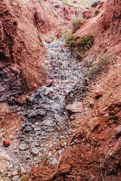 Röda Sluttningar Altai Mars Kyzyl Chin Dalen Ryssland Altai Bergen — Stockfoto