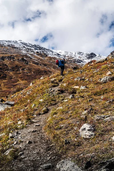 Severo Chuy Sırtı Uchitel Geçidi Altai Cumhuriyeti Rusya Eylül 2019 — Stok fotoğraf