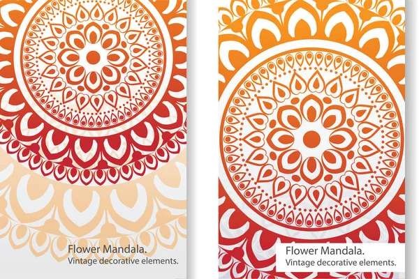 Mandala desen süs çiçek Hint dekorasyon