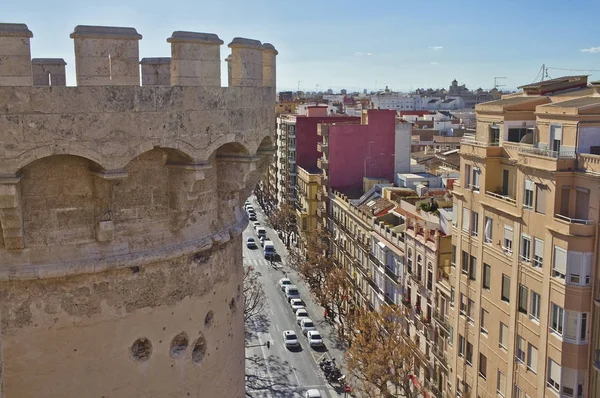 Valencia merkezi havadan görünümü.
