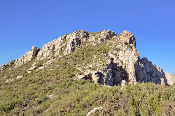 Bernia βουνά στο Αλικάντε. Ισπανία — Φωτογραφία Αρχείου