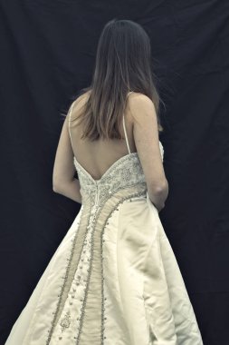 Gelin tören için hazır