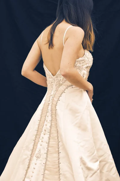 Невеста готова к церемонии — стоковое фото