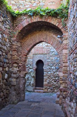 Malaga Alcazaba girişine