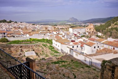 Şehrin Antequera, Andalusia havadan görünümü
