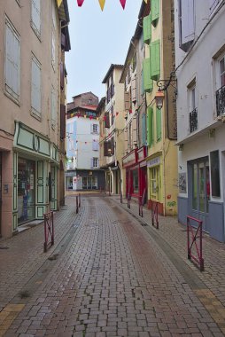 Fransa 'nın güneyindeki Foix köyünün sokakları