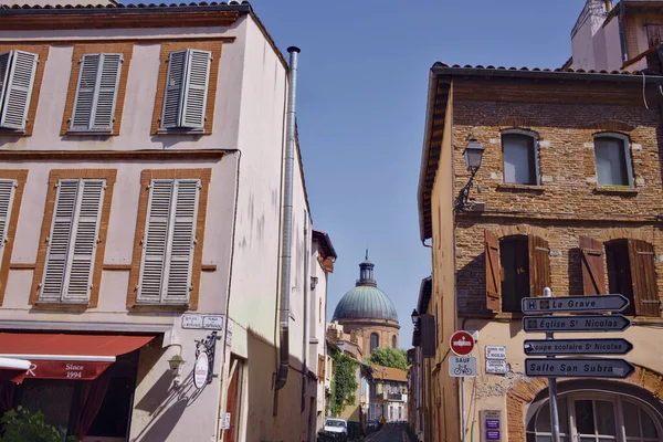 Juillet 2019 Toulouse France Maisons Dôme Hôpital Grave Arrière Plan — Photo